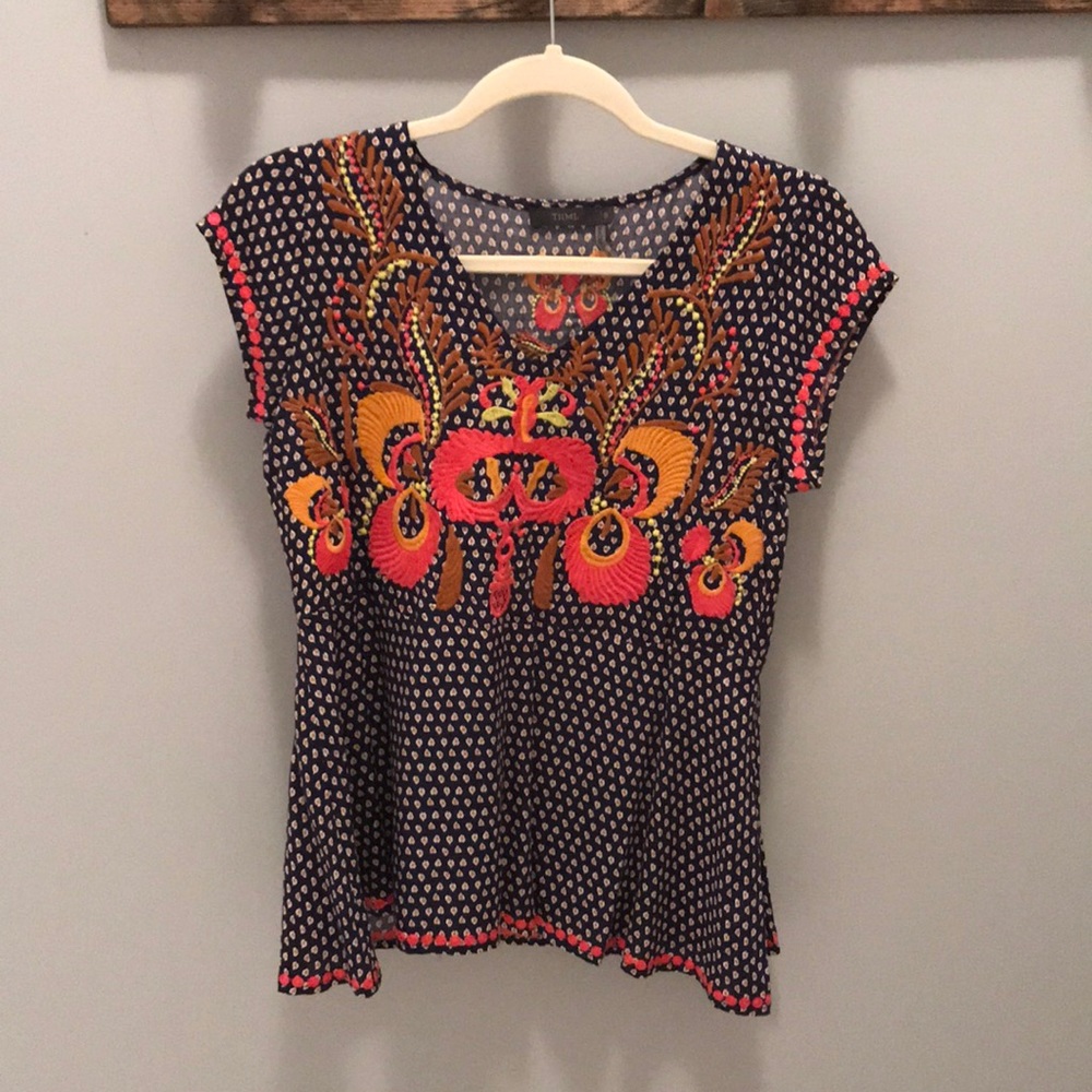 Neon Patterned Top